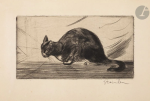 Chat Faisant Le Gros Dos (1898) (C 7) (Ader auction, Apr. 8, 2022)