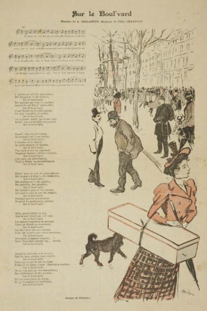 Sur Le Boul'vard by Albert Cellarius (Nov. 12, 1893)