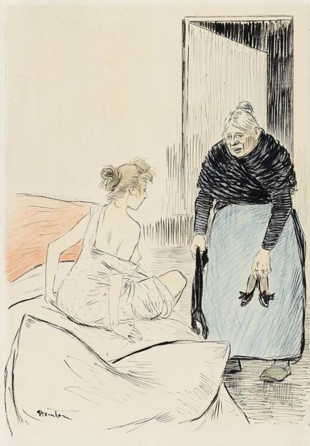 Original drawing for Doche (sold at Ketter Kunst April 28, 2009)