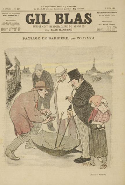 Paysage de Barriere by Zo d'Axa (Jun. 5, 1896)