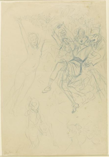 J'ai Fait Sauter La Banque (study) (Baltimore Museum of Art)