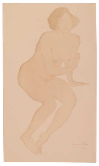 Femme Nu Assise (1914)