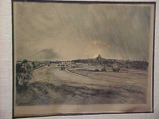 L'Orage (Courdimanche) (1914) (1st state) (Private collection, U.S.)