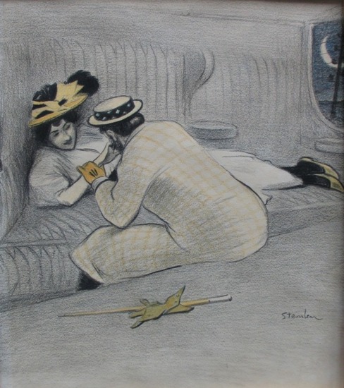 Original drawing for Une Honnete Femme (Collection of Dolf Van Omme Gallery, Amsterdam)