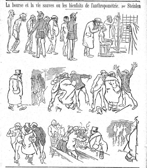 La bourse et la vie sauves ou les bienfaits de l'anthropometrie (Jan. 28, 1896)