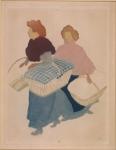 Blanchisseuses Reportant L'Ouvrage (1898) (C 22) (Collection of the Bibliotheque Nationale de France)
