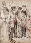 Original drawing for Pus D'Patrons (sold at Sotheby's auction Mar. 23, 2005)