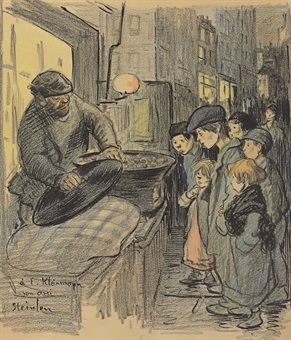 Original drawing for Marchand de Marrons (sold at Christie's Sep. 10, 2008)