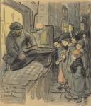 Original drawing for Marchand de Marrons (sold at Christie's Sep. 10, 2008)
