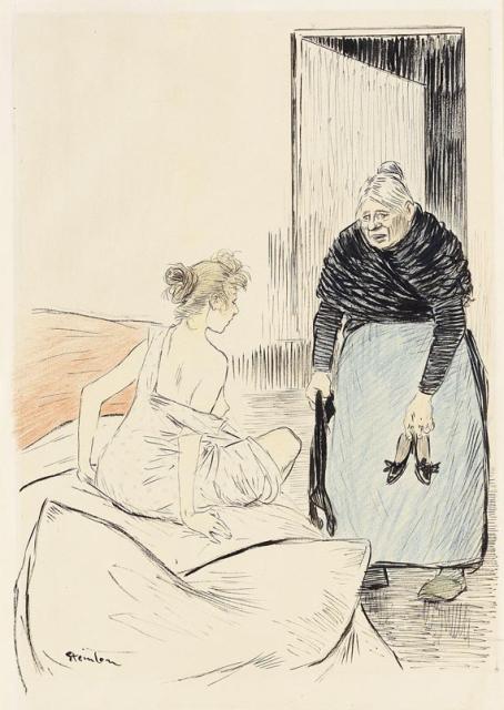 Original drawing for Doche (sold at Ketter Kunst April 28, 2009)
