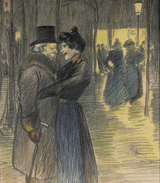 Preliminary drawing for Vanite d'Un Viellard (sold at Christie's Feb. 8, 2001)