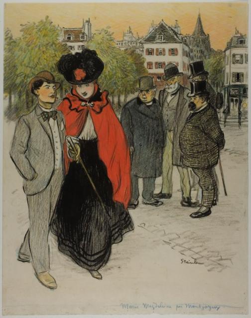 Original drawing for Marie-Magdeleine (Collection of the Art Institute of Chicago)