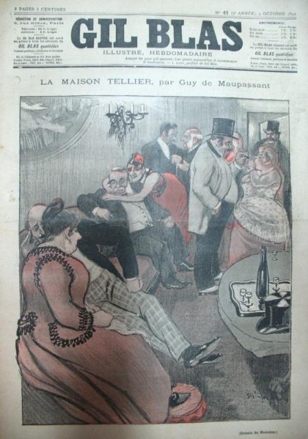 La Maison Tellier by Guy de Maupassant (Oct. 9, 1892)