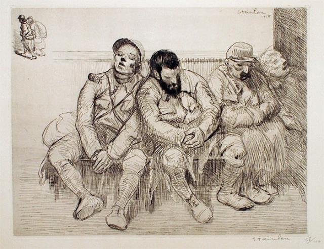 Entre Deux Trains (1916) (JC 103) (Private collection, U.S.)