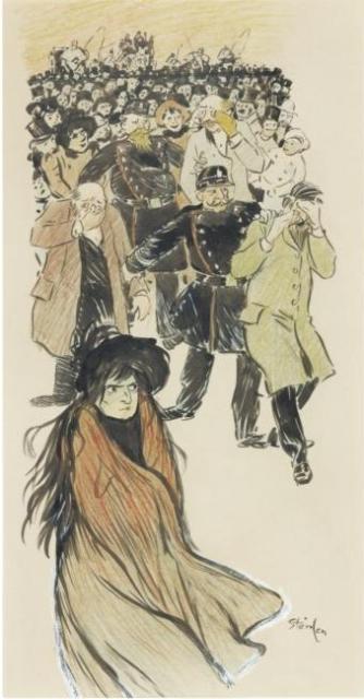 Original drawing for Ballade Du Vitriole (Sotheby's auction, May 30, 2011)