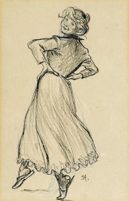 Woman Dancing (Koller Auction, Sep. 23, 2011)