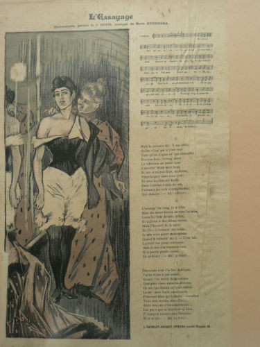 L'Essayage by J. Coste (Dec. 25, 1892)