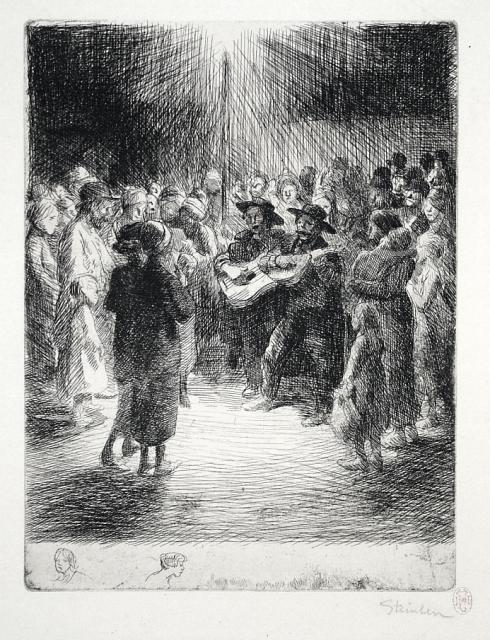 Chanson du Soir (1913) (C pages 1 and 219) (Third state, two remarques)