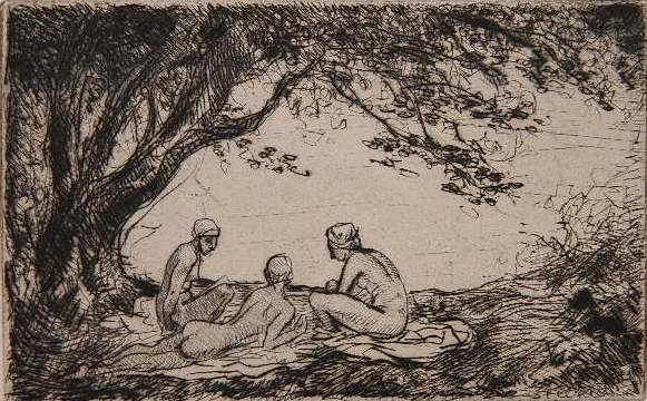 Trois Baigneuses (Private Collection, U.S.)