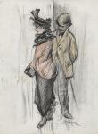 Study for Le Flaneur Parisien (offered by Paul Proute Gallery, 2012)