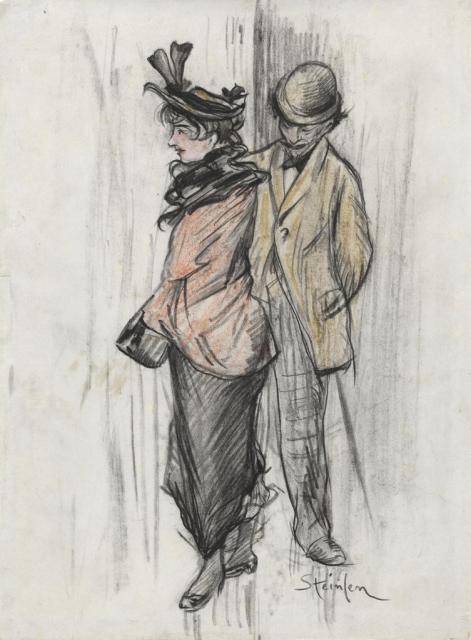 Study for Le Flaneur Parisien (offered by Paul Proute Gallery, 2012)