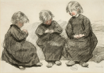 Three Seated Girls (Galerie Kornfeld auction, June 14, 2013)