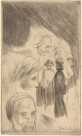 Planche de Croquis (No. 8)(1902)(C 53)(Collection of the National Gallery of Art)