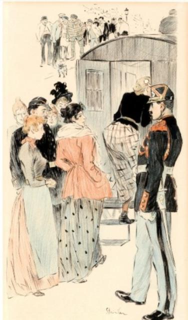 Original drawing for La Rafle (VendueHuis auction, May 2012)