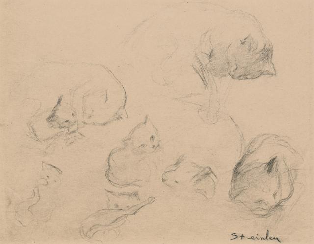 Etude des Chats (Galerie Bassenge auction, Nov. 30, 2013)