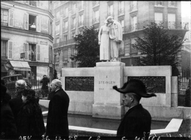 Dedication of Steinlen monument (Nov. 22, 1936)