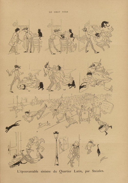 L'epouvantable sinistre du Quartier Latin (No. 127) (June 14, 1884)
