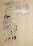 Original drawing for La Grosse Caisse (Rossini auction, April 5, 2016)