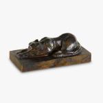 Reclining cat (Freemans auction, June 14, 2016)