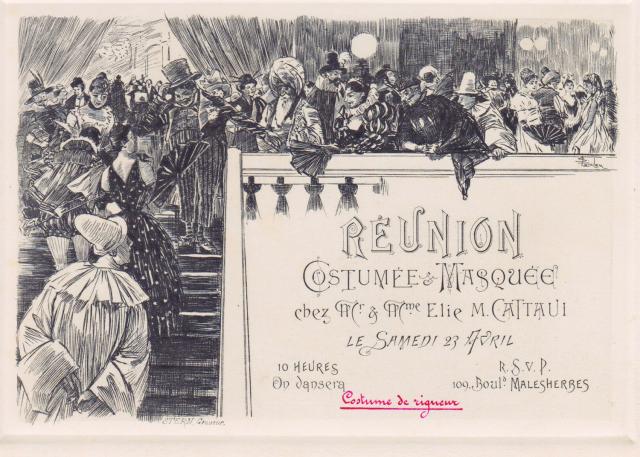 Reunion Costumee et Masquee (1892) (C 728) (Courtesy of Georgina Kelman)