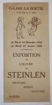Exposition de L'Oeuvre de Steinlen (1919)