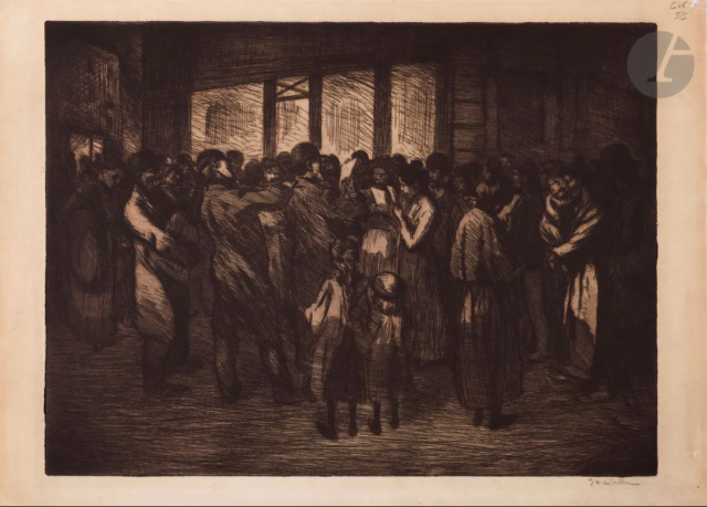 Les Grands Chanteurs Des Rues (1902) (C 46) (2nd state)(Ader auction, Apr. 8, 2022)