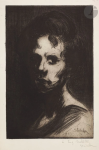 Tete de Femme (1ere planche) (1898) (C 11) (Ader auction, Apr. 8, 2022)