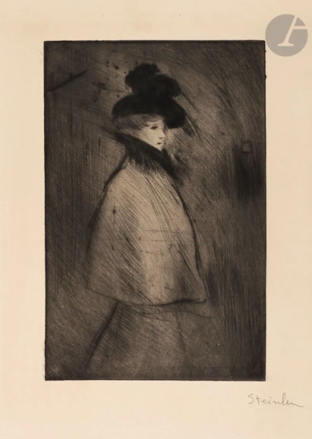 La Promeneuse (1898) (C 13) (Ader auction, Apr. 8, 2022)