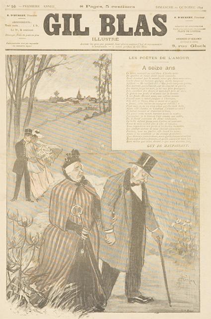 Les Poetes de L'Amour A Seize Ans by Guy de Maupassant (Oct. 11, 1891)