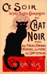 Tournee du Chat Noir de Rodolphe Salis (1896) (C 496) (variant)