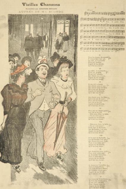 Aupres de ma Blonde by Aristide Bruant (Mar. 25, 1894)