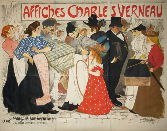 La Rue: Affiches Charles Verneau (1896) (C 495)
