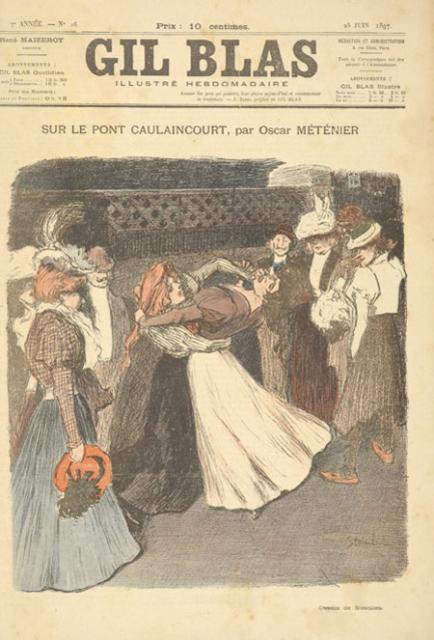 Sur le Pont Caulaincourt by Oscar Metenier (Jun. 25, 1897)