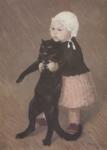 Little Girl With Cat (1889)