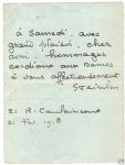 Letter 21 Feb 1918 front