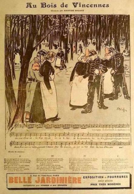 Au Bois de Vincennes by Aristide Bruant (Dec. 27, 1891)