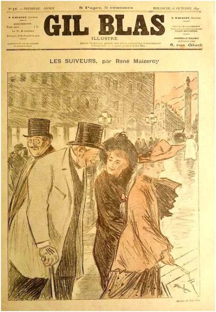 Les Suiveurs by Rene Maizeroy (Oct. 18, 1891)