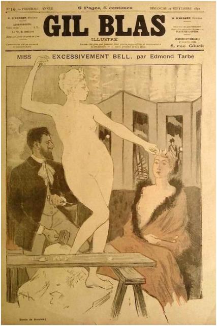 Miss Excessivement Bell by Edmond Tarbe (Sep. 27, 1891)