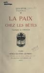 La Paix Chez Les Betes (1916) [See Illustration]