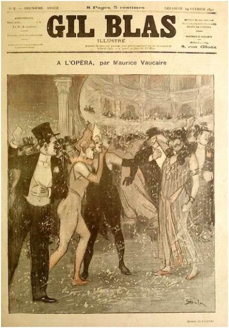 A L'Opera by Maurice Vaucaire (Feb. 14, 1892)